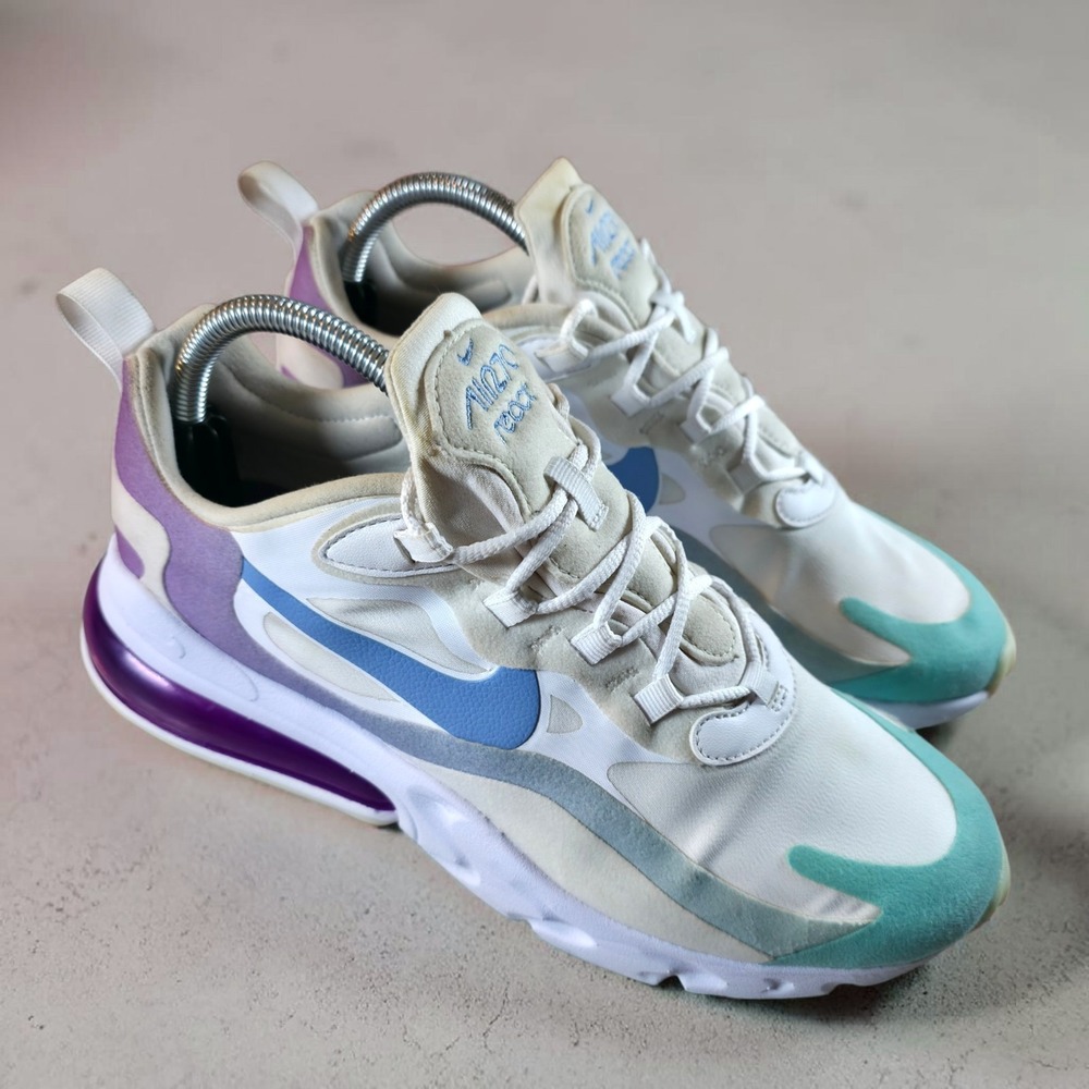 Nike Air Max 270 React Gradient Shift Purple Shoes Womens 10 / Mens 8.5